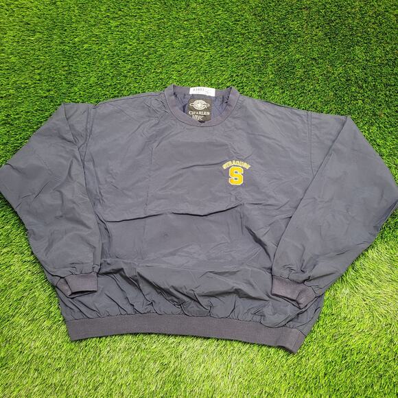 Vintage Syracuse University Windbreaker 2XL 26x27 Baggy Crop - Picture 1 of 15